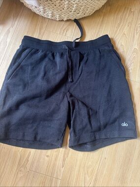 ALO Yoga Black Men's Athletic Drawstring Shorts